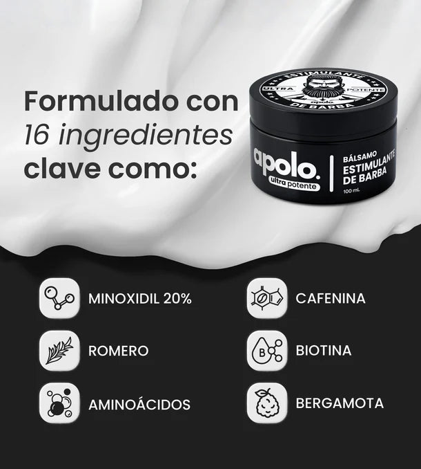 Estimulante de Barba Apolo