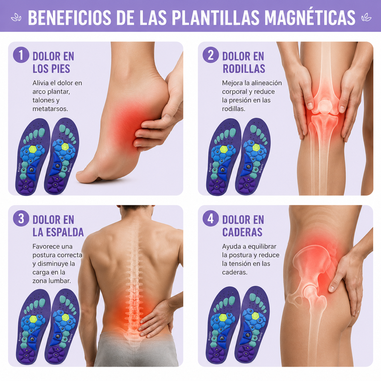 Plantillas de Acupresion